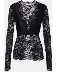 Rabanne - Top En Dentelle - Lyst