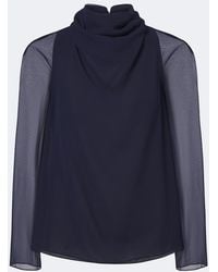 Altuzarra - Cara Draped Blouse - Lyst