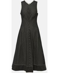 Proenza Schouler - White Label Juno Broderie Anglaise Midi Dress - Lyst