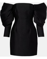 Solace London - Freja Satin Minidress - Lyst