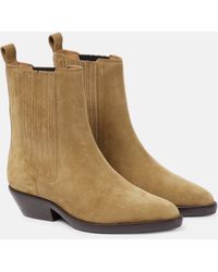 Isabel Marant - Delena Suede Ankle Boots - Lyst
