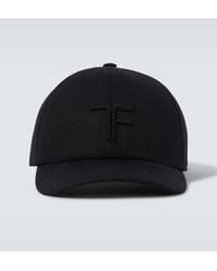 Tom Ford - Logo Embroidered Cotton Baseball Cap - Lyst