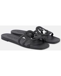 Gucci - Interlocking G Slide Sandal - Lyst