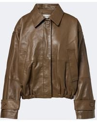 Rohe - Leather Blouson Jacket - Lyst