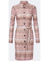 Missoni - Zigzag Shirt Dress - Lyst