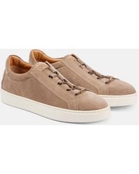 Tod's - Suede Sneakers - Lyst