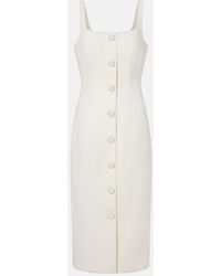 Veronica Beard - Liana Cotton Midi Dress - Lyst
