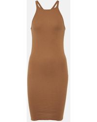 Rick Owens - Cotton Minidress - Lyst