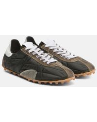 Maison Margiela - Sprinters Suede-Trimmed Sneakers - Lyst