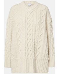 Bottega Veneta - Pullover aus Wolle - Lyst