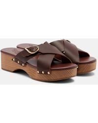 Ancient Greek Sandals - Marilisa Leather Platform Sandals - Lyst