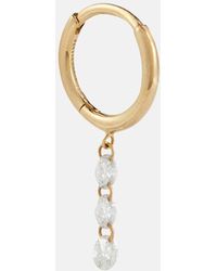 PERSÉE - Einzelner Ohrring Piercing Danae aus 18kt Gelbgold mit Diamanten - Lyst