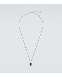 Mateo - Sterling Pendant Necklace With Onyx - Lyst