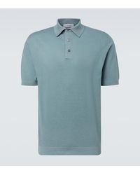 Lardini - Cotton Pique Polo Shirt - Lyst