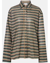 Oséree - Lumiere Striped Shirt - Lyst