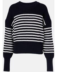 Altuzarra - Tanessa Striped Cotton Sweater - Lyst