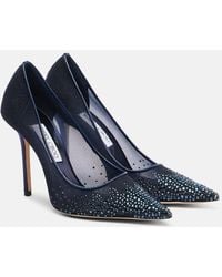 Jimmy Choo - Love 100 Crystal-Embellished Pumps - Lyst