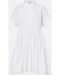 Dorothee Schumacher - Summer Blossom Broderie Anglaise Minidress - Lyst