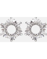 AMINA MUADDI - Begum Mini Embellished Earrings - Lyst