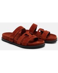 Tory Burch - Ines Suede Slides - Lyst