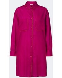 Eres - Phare Cotton Voile Shirt Dress - Lyst