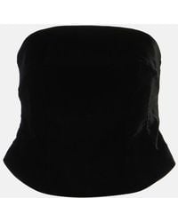 Wardrobe NYC - Velvet Tube Top - Lyst