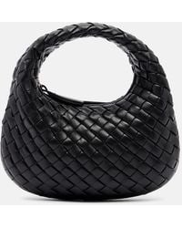 Bottega Veneta - Henkeltasche Baby Veneta Aus Leder - Lyst
