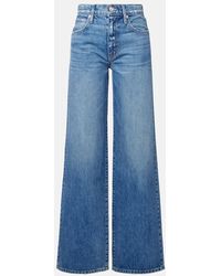 SLVRLAKE Denim - Jazmine Mid-Rise Wide-Leg Jeans - Lyst