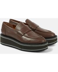 Robert Clergerie - Mocasines Bahati De Piel Con Plataforma - Lyst