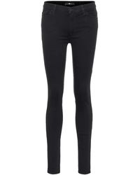 7 For All Mankind - High-Rise Jeans The Skinny - Lyst