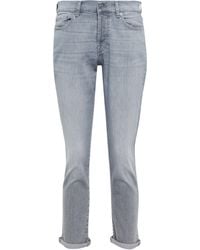 7 For All Mankind - Mid-Rise Slim Jeans Asher - Lyst