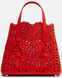 Alaïa - Mina 20 Vienne Leather Tote Bag - Lyst