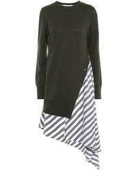 Monse Kleid aus Wolle - Grün