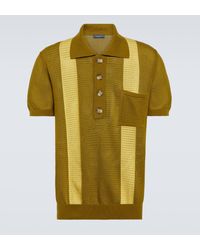 Frescobol Carioca - Clemente Pointelle Cotton Polo Shirt - Lyst
