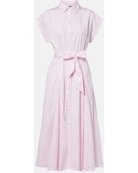 Polo Ralph Lauren - Cotton Poplin Shirt Dress - Lyst