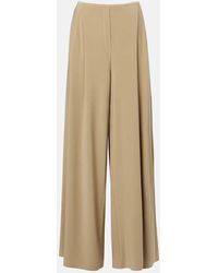 Norma Kamali - Pleated Wide-Leg Pants - Lyst