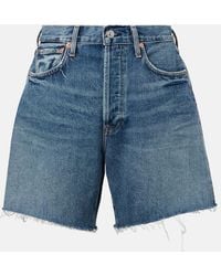 Citizens of Humanity - Marlow Long Denim Shorts - Lyst