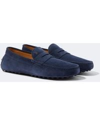 Tod's - Mokassins Gommino Aus Veloursleder - Lyst