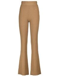 FRAME - Ribbed-Knit Cotton-Blend Pants - Lyst