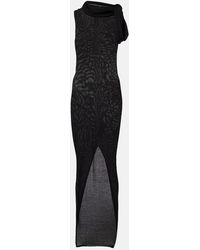 Rick Owens - Banded T Virgin Wool Maxi Dress - Lyst