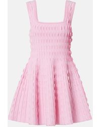 Jonathan Simkhai - Vanna Knitted Scalloped Minidress - Lyst
