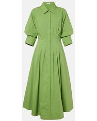 Jonathan Simkhai - Jazz Cotton-Blend Poplin Midi Dress - Lyst