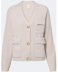 Jardin Des Orangers - Ribbed-Knit Wool And Cashmere Cardigan - Lyst