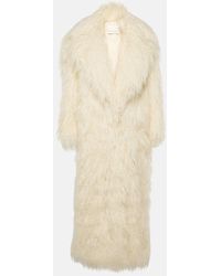 Frankie Shop - Nicole Oversized Faux Fur Coat - Lyst