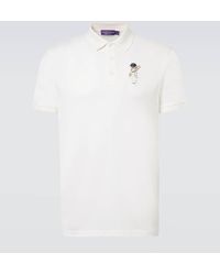 Ralph Lauren - Polo Bear Cotton And Cashmere Polo Shirt - Lyst