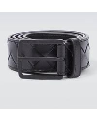 Bottega Veneta - Intrecciato Leather Belt - Lyst