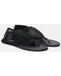 Alaïa - Sandalen Aus Mesh - Lyst