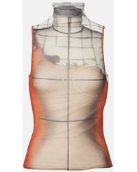 Jean Paul Gaultier - Top Fire Aus Tuell - Lyst