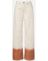 Alanui - Shades Of Eden Wide-Leg Jeans - Lyst