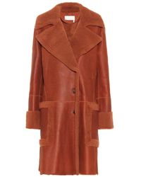 Chloé Cappotto in shearling - Arancione